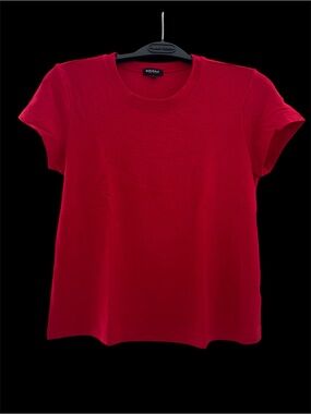 Bleusalt Women's Red Short-Sleeve Crew Perfect-Tee